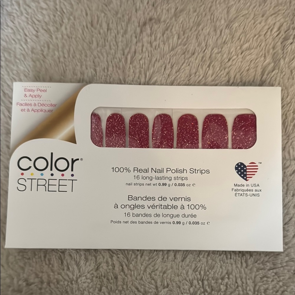 Color Street Red Nail Polish Strips